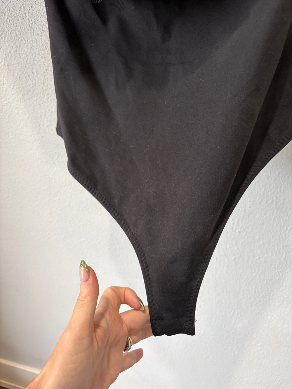 Free People Black Tulle Ruffle Bodysuit - Picture 8 of 9